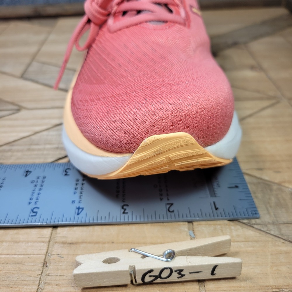 ASICS GEL-NIMBUS 27 Women's Size 9.5 'DARK PINK CLAY/ORANGE GLOW' Running Shoes - Picture 13 of 13